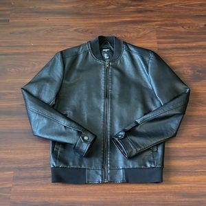 Mens Forever 21 Faux Leather Jacket